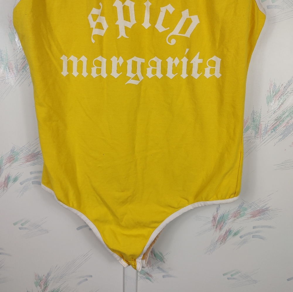 Fashion Nova Yellow Spicy Margarita Bodysuit - Picture 3 of 8
